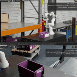 Panda arm in Isaac Sim